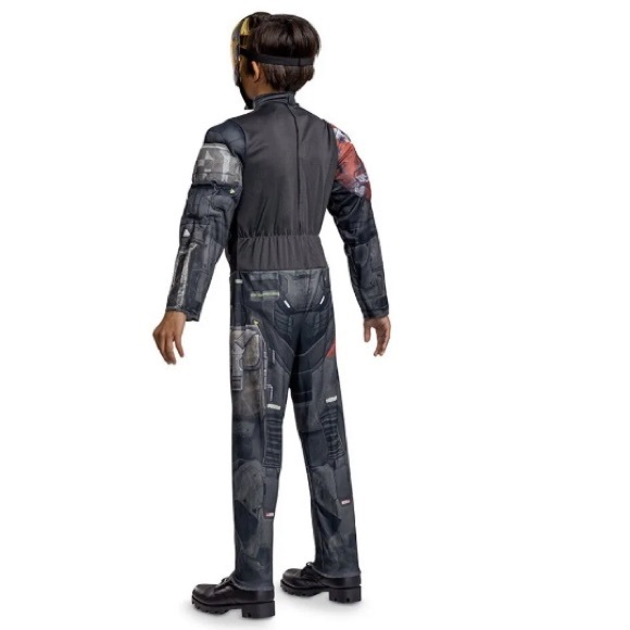 NWT HALO Halloween costume Spartan Emilie Boys size Small 4 6 muscles dress up - Picture 2 of 7